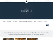 Tablet Screenshot of fourmile.co.uk